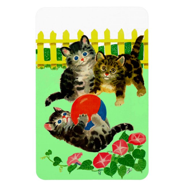 three little kittens magnet (Vertical)