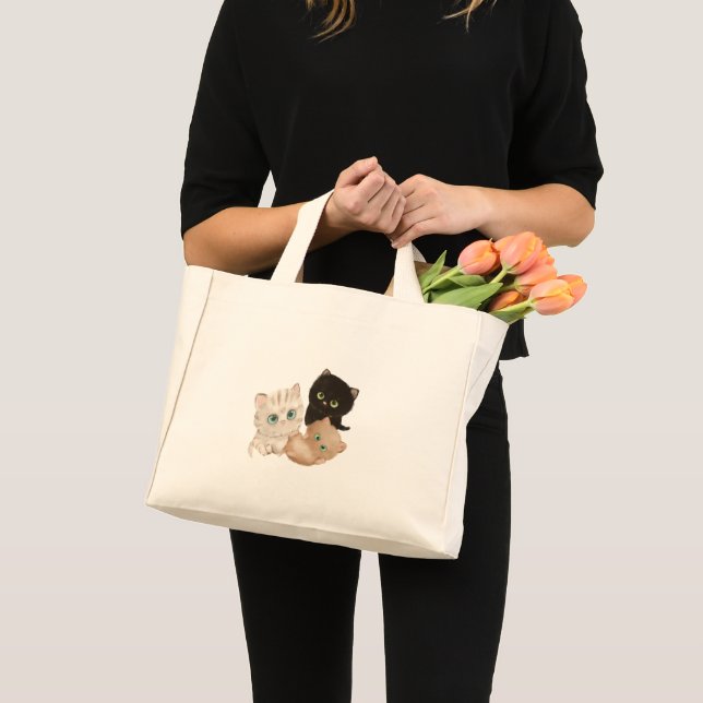  three little kittens mini tote bag (Front (Product))