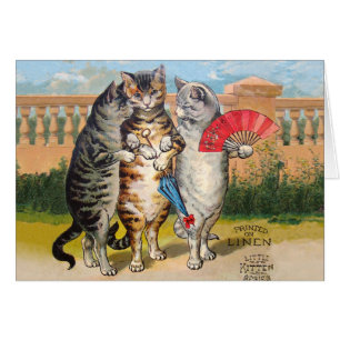 Three Little Kittens Mother Goose Illustration