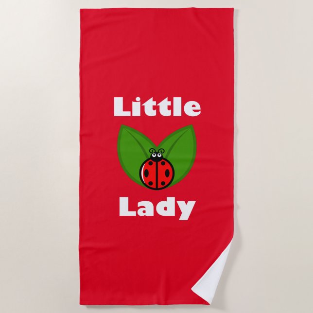 Three Little Ladybugs - Beach Towel (Front)