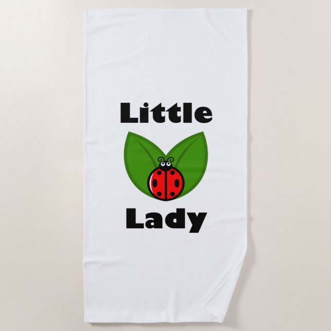Three Little Ladybugs - Beach Towel (Front)