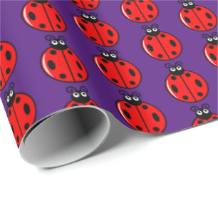 Three Little Ladybugs - Matte Wrapping Paper
