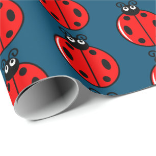Three Little Ladybugs - Matte Wrapping Paper