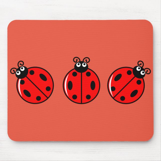 Three Little Ladybugs - Mousepad (Front)