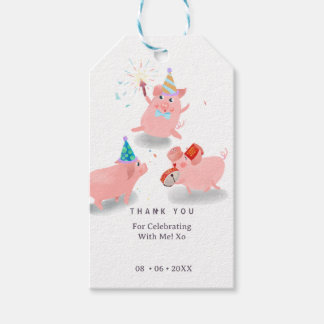  Three little pigs and the big bad wolf Gift Tags