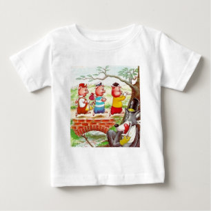Three Little Pigs Baby T-Shirt