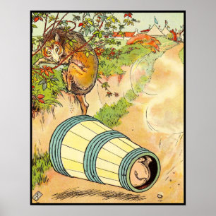 Three Little Pigs: Frightened The Wolf Poster