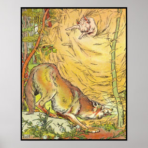 Three Little Pigs: He Blew the House In Poster