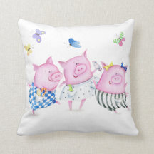 Three Little Pigs Pillow