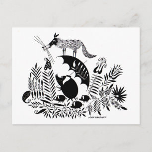 Three Little Pigs Postcard