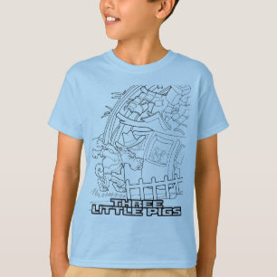 Three Little Pigs T-Shirt(transparent) T-Shirt