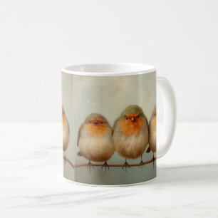 Three Little Robins  Mug
