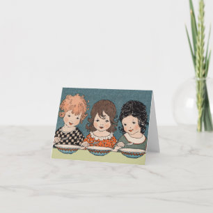 Three Little Sisters Notecard