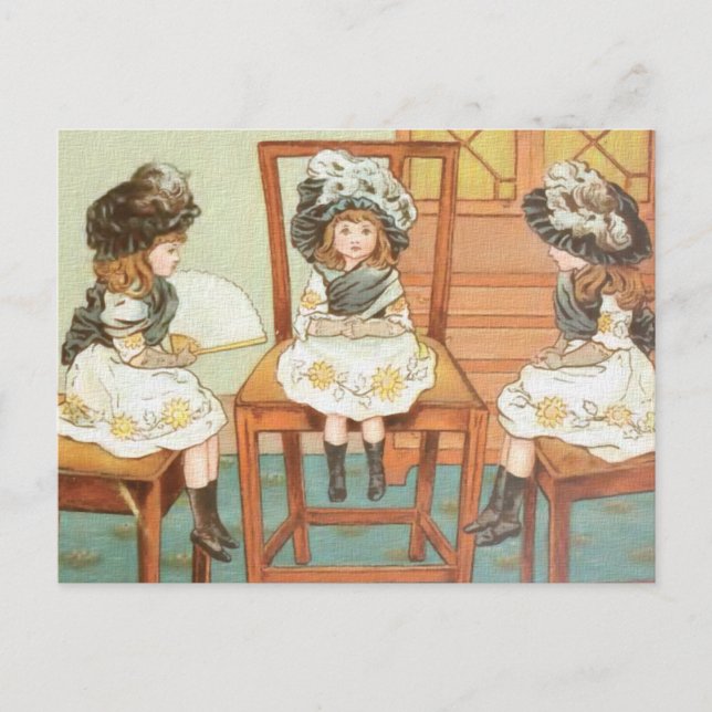 "Three Little Sisters" Postcard (Front)
