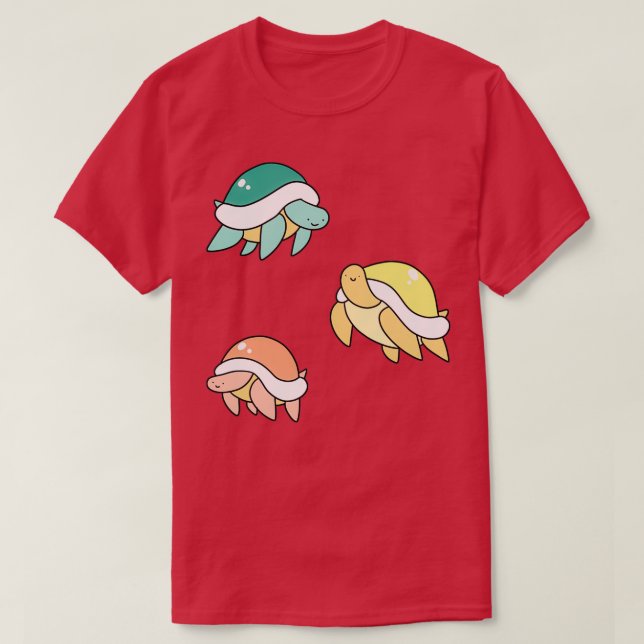 Three Little Turtles T-Shirt (Design Front)