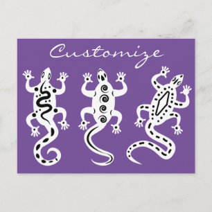 Three Lizards Thunder_Cove Southwest Style Postcard