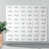 Three Logos Step & Repeat Business Event Sponsors