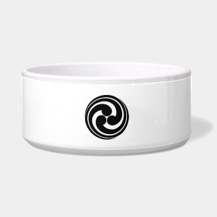 Three long-tailed swirls