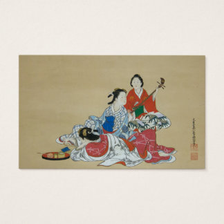 Three lovely Japanese ladies in kimono