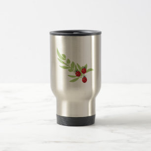 Three Lucky Ladybugs Travel Mug