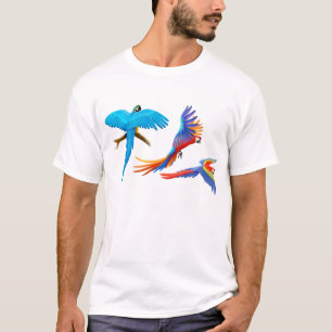 Three Macaws T-Shirt