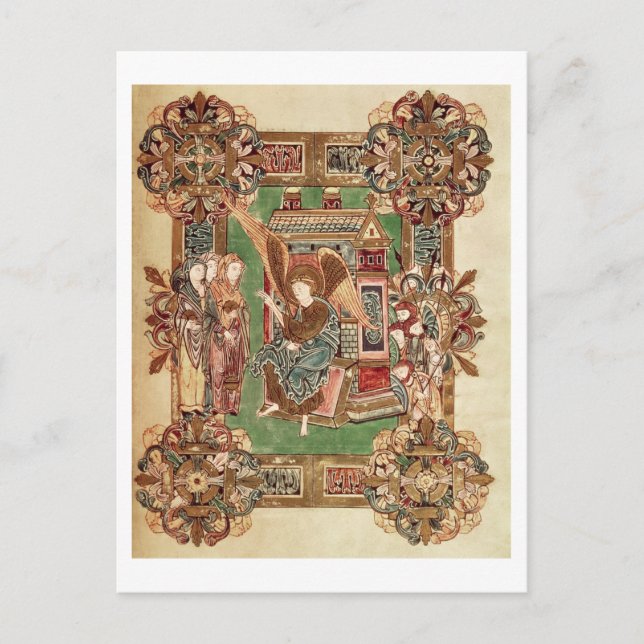 Three Maries at the Sepulchre, from the Benedictio Postcard (Front)