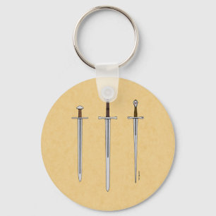Three Mediaeval Swords 2016 Key Ring