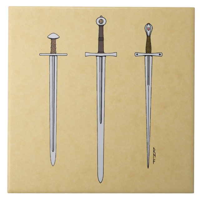Three Mediaeval Swords 2016 Tile (Front)
