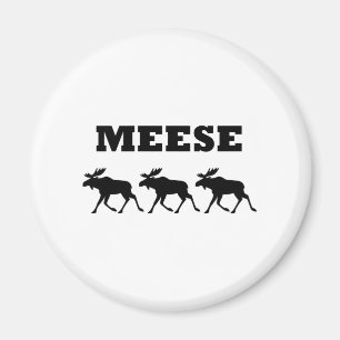 Three Meese Funny Magnet