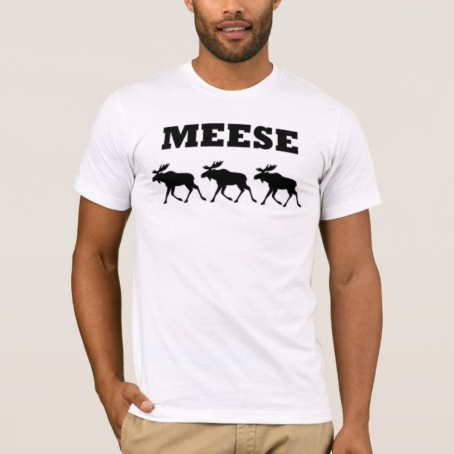 Three Meese Funny T-Shirt (Front)