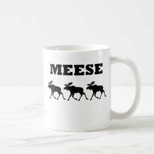 Three Meese Funny T-Shirt Coffee Mug