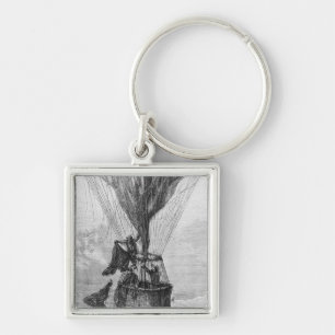 Three Men in a Gondola Key Ring