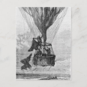 Three Men in a Gondola Postcard