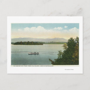 Three Mile Island View of the Ossipee Mts Postcard