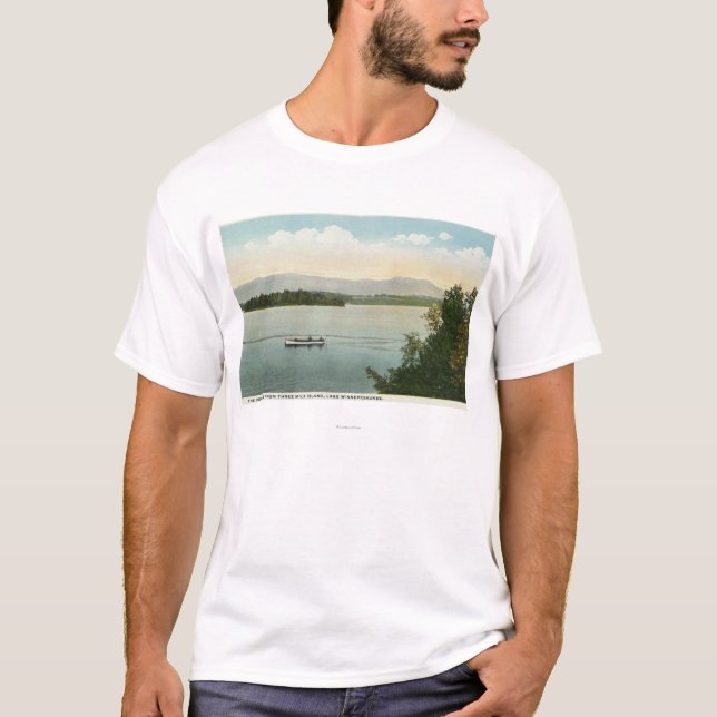 Three Mile Island View of the Ossipee Mts T-Shirt (Front)