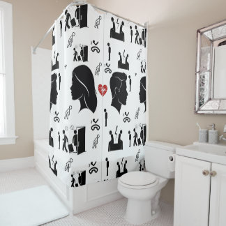 Three Missed Chances Shower Curtain