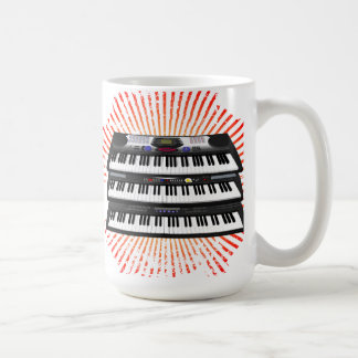 Three Modern Keyboards: Synthesizers: Coffee Mug