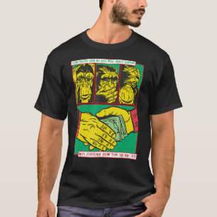 Three Monkeys Democrats America Republican Politic T-Shirt
