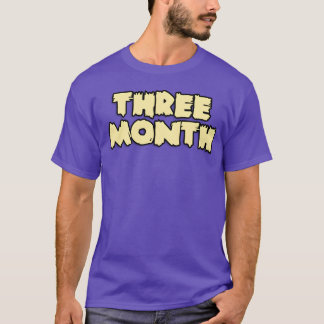 Three month 70s retro T-Shirt