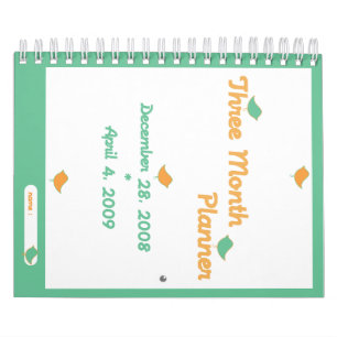 Three Month Planner Calendar