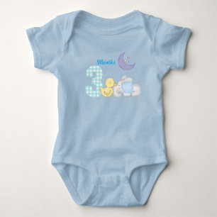 Three months  baby bodysuit