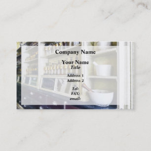 Three Mortar and Pestles in Pharmacy Business Card