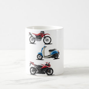 Three Motorcycles Mug