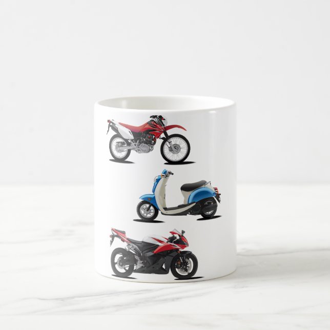 Three Motorcycles Mug (Center)