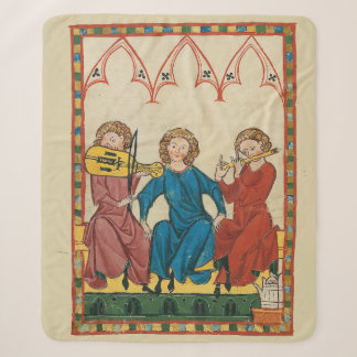 Three musicians sherpa blanket