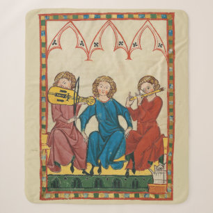 Three Musicians Sherpa Blanket