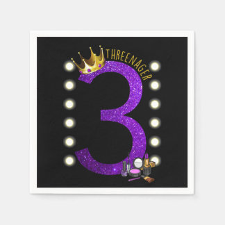 Three-nager MUA Princess Napkin