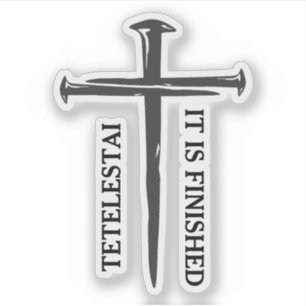 Three Nails Cross Tetelestai