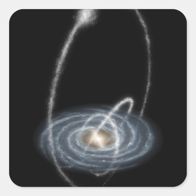 Three newly-discovered streams square sticker (Front)