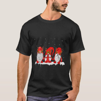 Three Nordic Gnomes Winter Swedish Elves T-Shirt